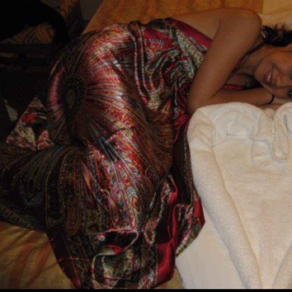 Bohemian dress fits small, medium and large